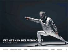 Tablet Screenshot of fechtsport-online.de
